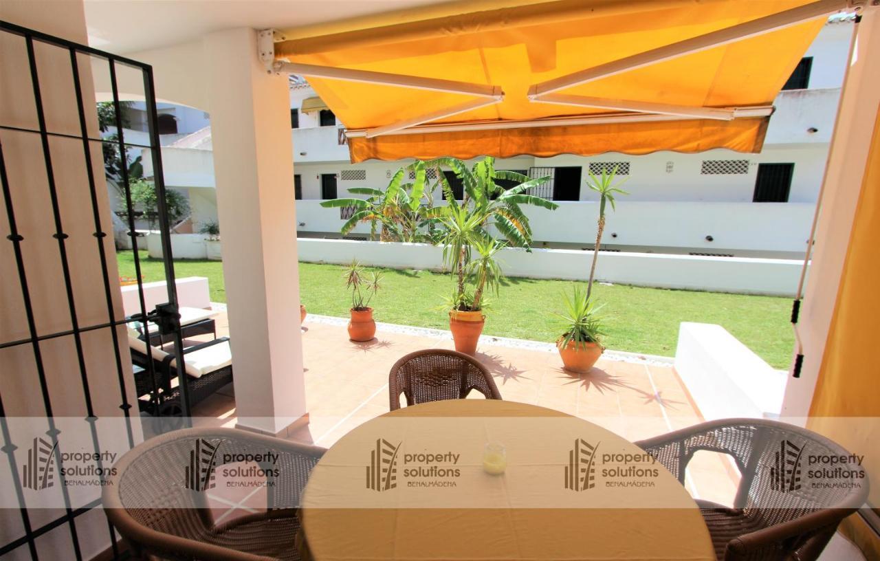 Pueblo Del Parque 3 - Terraza Soleada Con Jardin - Piscina Y Playa - Urbanizacion Tranquila Appartement Benalmádena Buitenkant foto