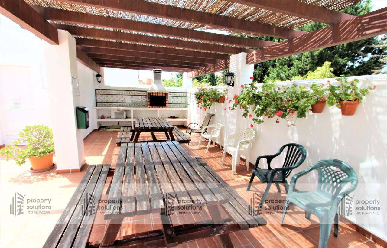 Pueblo Del Parque 3 - Terraza Soleada Con Jardin - Piscina Y Playa - Urbanizacion Tranquila Appartement Benalmádena Buitenkant foto