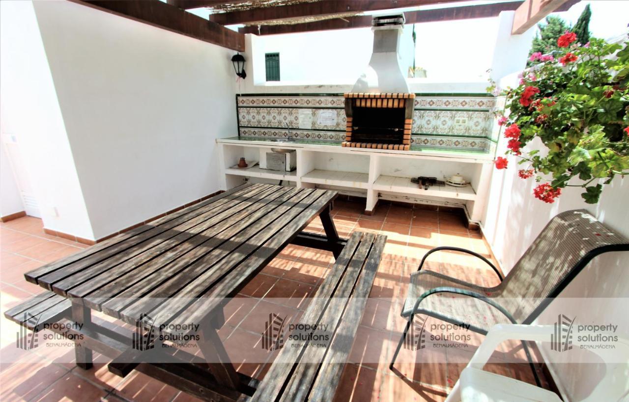 Pueblo Del Parque 3 - Terraza Soleada Con Jardin - Piscina Y Playa - Urbanizacion Tranquila Appartement Benalmádena Buitenkant foto
